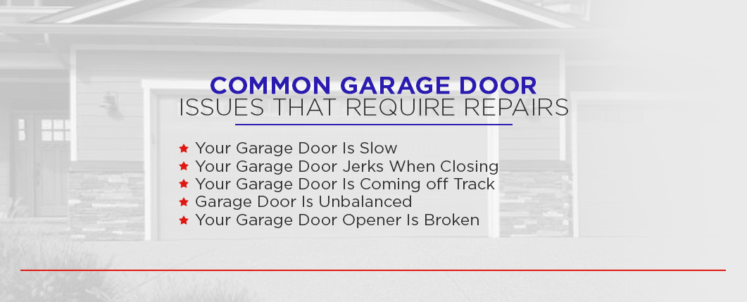 What are the signs that my garage door needs professional repairs? 2